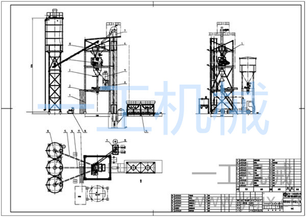 站式簡(jiǎn)易干粉砂漿生產(chǎn)線(xiàn)圖紙